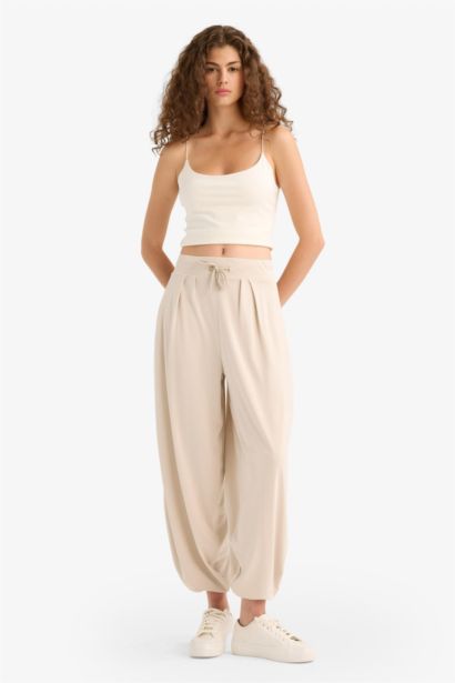Oversize Fit Modal Trousers