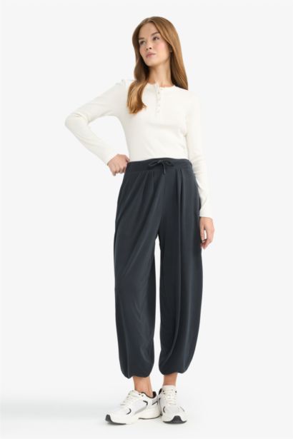 Pantalon large en modal