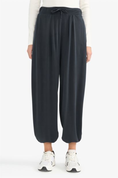 Pantalon large en modal