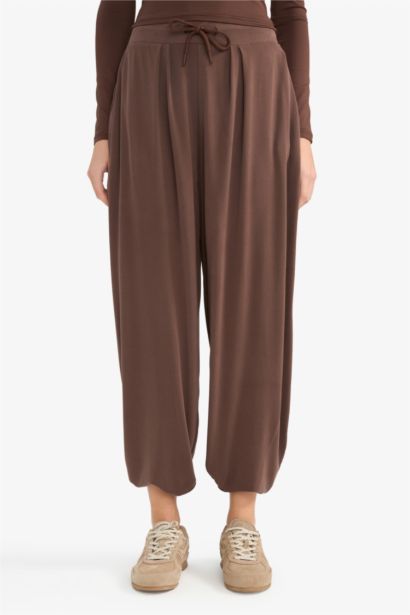 Oversize Fit Modal Trousers