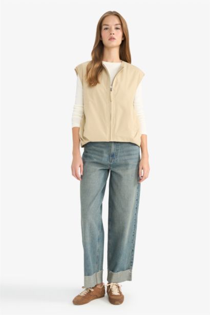 Regular Fit Twill Vest