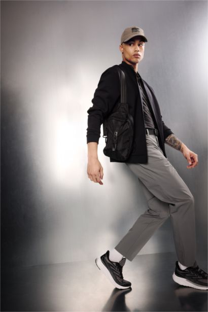 Standart Fıt Dik Yaka Hırka