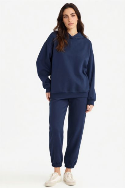 بنطرون بجامة رياضي سادة قماش تقيل