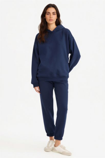 بنطرون بجامة رياضي سادة قماش تقيل