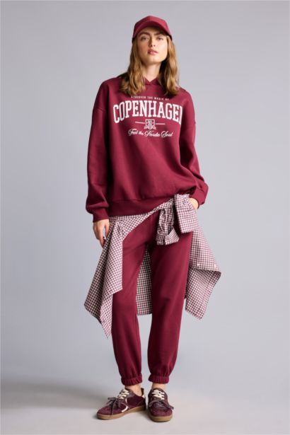 Jogger Fıt Kalın Sweatshirt Kumaşı Pantolon