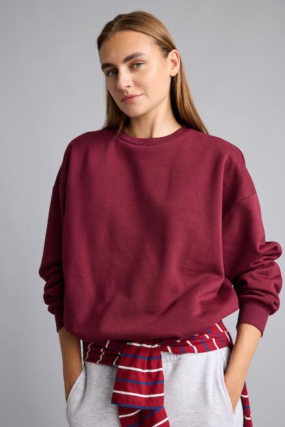 Oversize Fit Thick Sweatshirt Fabric Sweatshirt