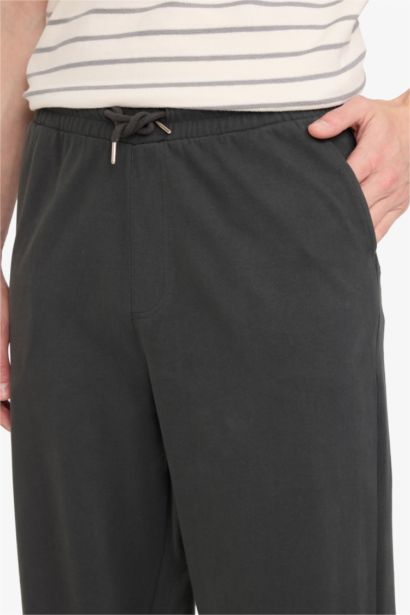 بنطلون سويت بانتس قطن برباط