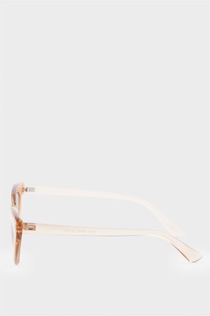 DCEY x DeFacto Kadın Kedi Gözü Formunda Bej Güneş Gözlüğü
