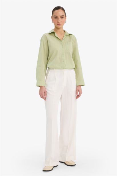 Рубашка с длинным рукавом оверсайз для женщин