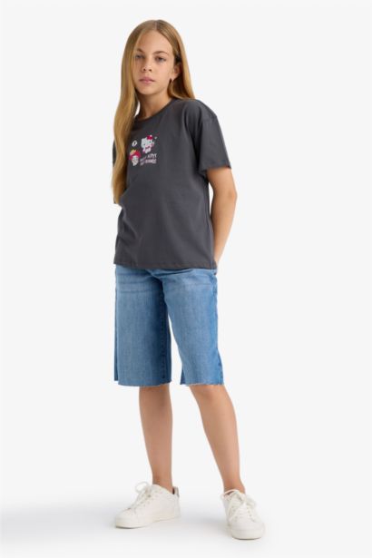 Girl Hello Kitty Relax Fit Short Sleeve T-Shirt