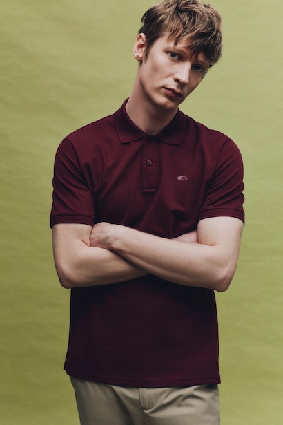 Regular Fit Polo Collar Short Sleeve Polo T-Shirt