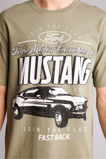 Ford Motor Company Boxy Fıt Baskılı Tişört