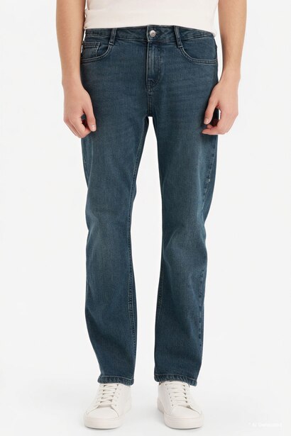 Sergio Regular Fit Normal Waist Straight Leg Jeans