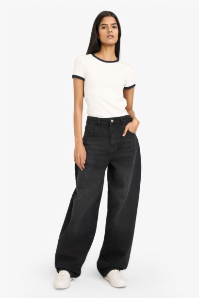 Fitted Ribbed T-Shirt