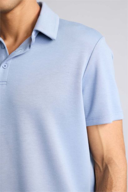 Polo Yaka Sporcu Modal Polo Tişört