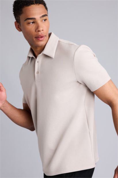 Standart Fit Kısa kollu Polo Tişört