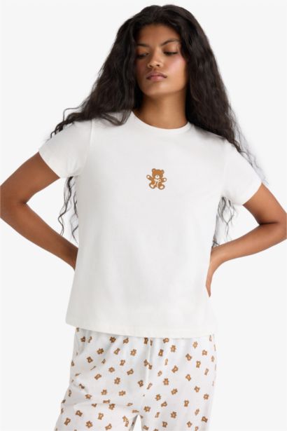 Fall in Love Regular Fit Short Sleeve 2 Piece Set