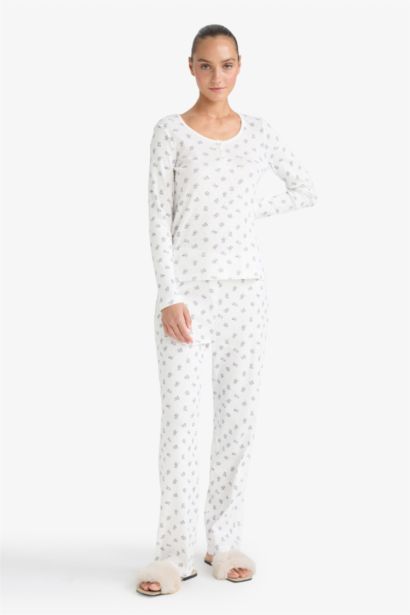 سيت بجامة قصة عادية من Fall in Love - قطعتين