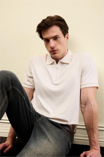 تيشيرت بولو نص ردن قصة عادية