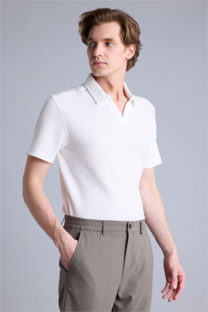 Man Short Sleeve Polo T-Shirt