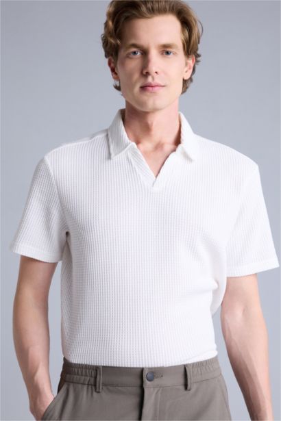 Man Short Sleeve Polo T-Shirt