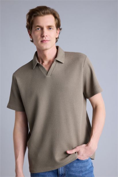 Man Short Sleeve Polo T-Shirt