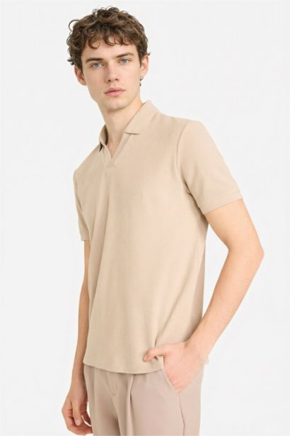 تيشيرت بولو نص كم قصة عادية