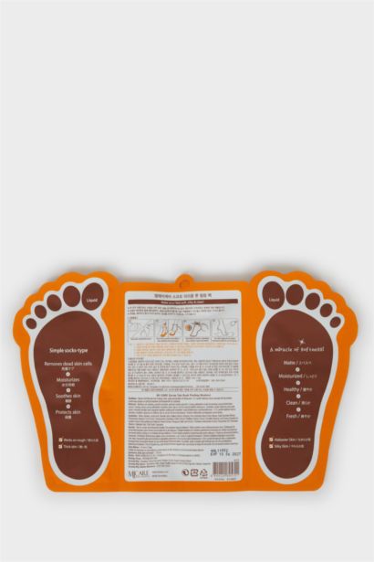 Mjcare Miracle Ayak Peeling Maskesi – Çorap Tipi Soyulan Topuk ve Ayak Derisi Temizleyici (1'li Foot Peeling Pack)