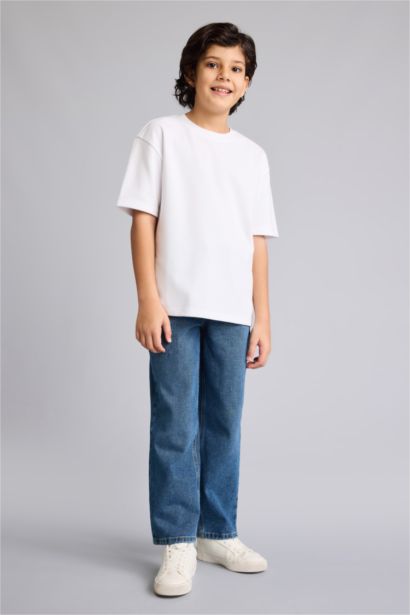 Boy Straight Fit Straight Leg Jeans