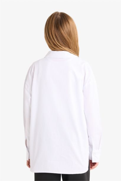 Girl Oxford Long Sleeve Shirt