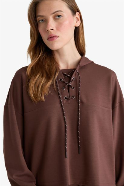 Modal Tie Detail Sweatshirt