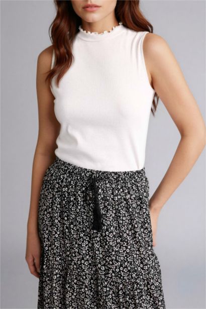 بلوزة كت سادة سليم فيت بياخة عالية