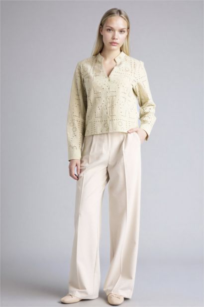 Рубашка с длинным рукавом стандартного кроя bronde для женщин