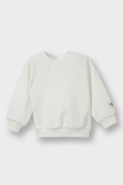 طقم مخمل مضلع بياقة مستديرة من قطعتين