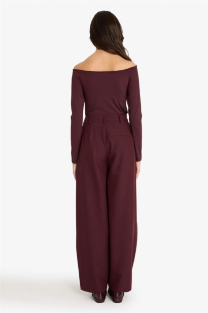 بنطرون باجي فيت بجيب وخصر عادي