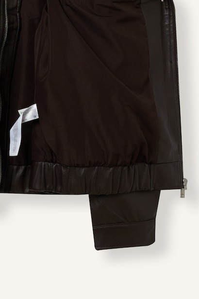 Oversize Suni Deri Ceket