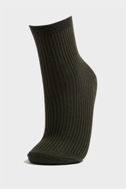 5'li Pamuklu Uzun Çorap Kız Çocuk