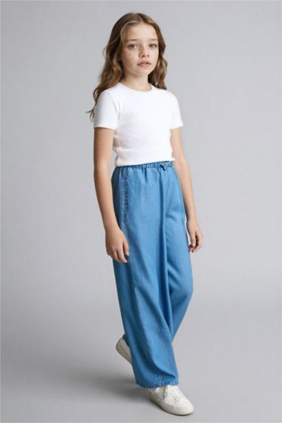 Wıde Leg Jean Pantolon