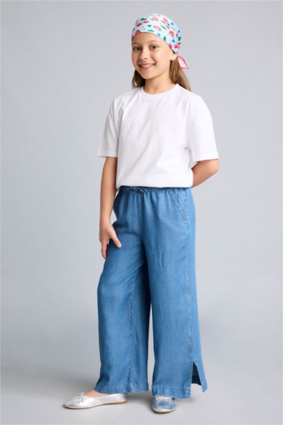 Culotte Jean Pantolon Kız Çocuk