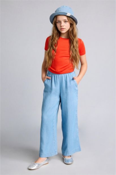 Culotte Jean Pantolon Kız Çocuk