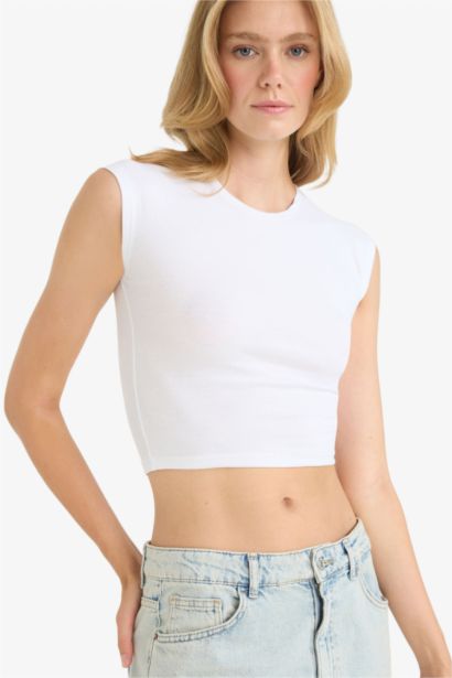 Slim Fit Crew Neck Short Sleeve T-Shirt