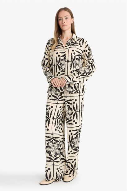 Pantalon Viscose Froissée