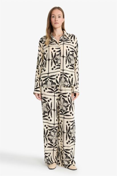 Pantalon Viscose Froissée