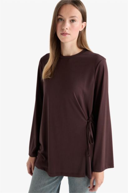Regular Fit Modal Long Sleeve Tunic