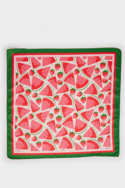 سكارف بناتي ستان منقوش