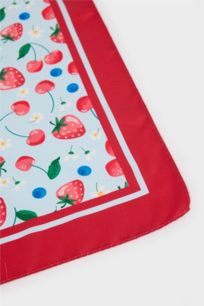 سكارف بناتي ستان منقوش