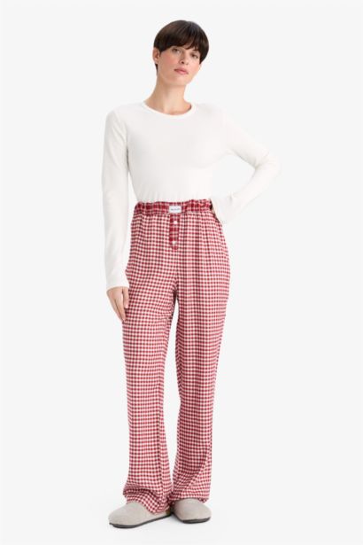 Regular Fit Flanel Bottom