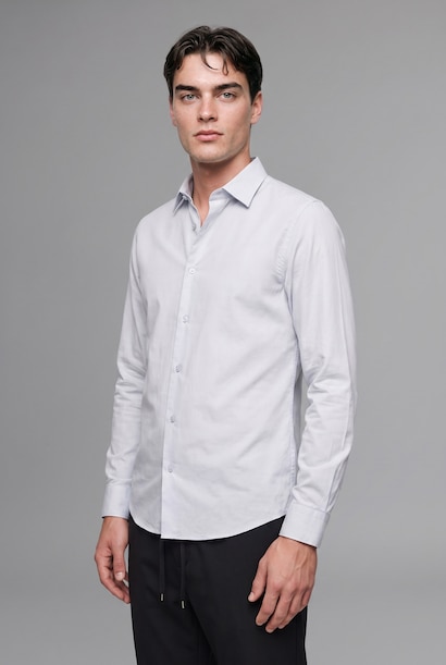 Modern Fit Long Sleeve Shirt