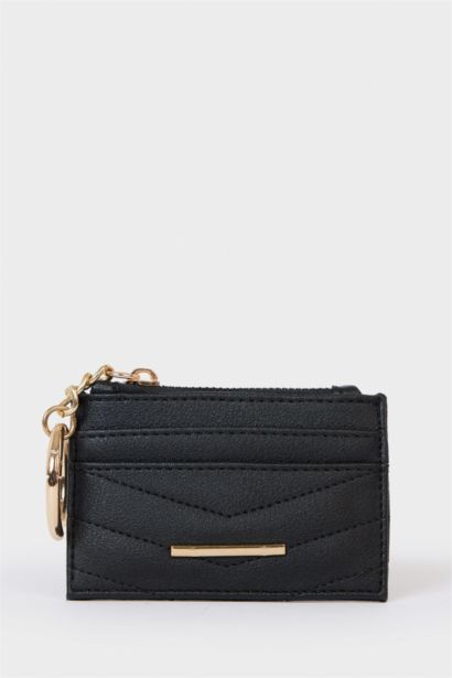 Kadın Kapitone Suni Deri Kartlık