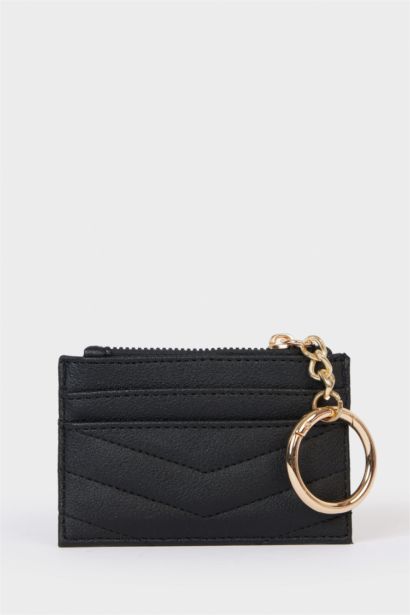 Kadın Kapitone Suni Deri Kartlık